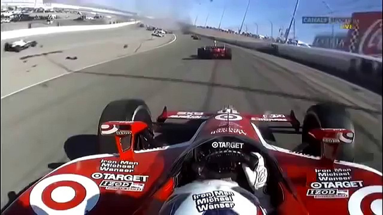 Dan Wheldon Crash