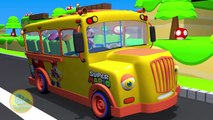 Super Mario Bros 3D Wheels On The Bus | Nursery Rhymes | 3D Animation In HD From Binggo Channel