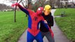Spiderman Vs Venom Vs Scream Vs Duck Spiderman - In Real Life | Superhero Battle