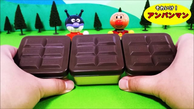 アンパンマンおもちゃアニメ❤チョコレートBOX アニメ キャラクター Anpanman Surprise Eggs boxs