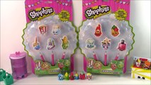 Shopkins Collectible Erasers and Pencils! Season 1 Packs 10 Total! Pencil Toppers! Surprise EGG