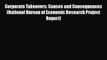 [PDF] Corporate Takeovers: Causes and Consequences (National Bureau of Economic Research Project