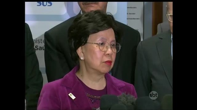 Chefe da OMS chega ao Brasil para discutir combate ao zika