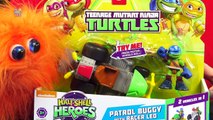 Teenage Mutant Ninja Turtles Patrol Buggy and Leonardo [Half Shell Heroes] [Playmates] [Nickelodeon