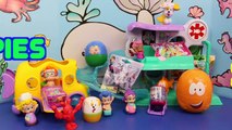 BUBBLE GUPPIES SURPRISE EGGS! Shopkins Season 2 Blind Bags Fashems Disney Frozen Toys