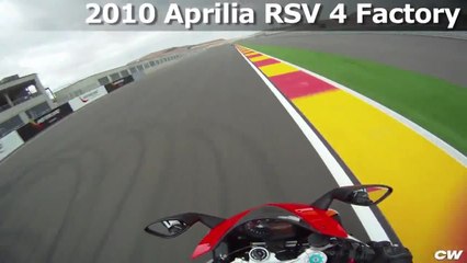 2010 Aprilia RSV4 Factory at Motorland Aragon