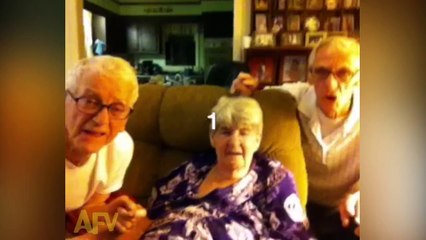 Grandparents Try Heads Up