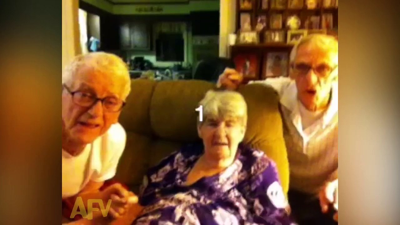 Grandparents Try Heads Up