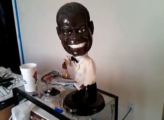 Creepy Louis Armstrong Singing Doll - Low Battery
