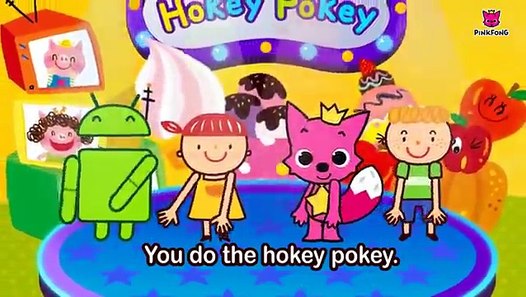 The Hokey Pokey with the Android robot   Best Kids Songs   PINKFONG ...