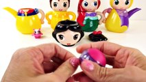 Disney Princess Teapot Surprise Eggs Peppa Pig Shopkins MLP LPS Princesa Huevos Surprise