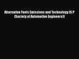Book Alternative Fuels Emissions and Technology (S P (Society of Automotive Engineers)) Download
