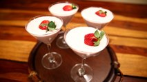 Strawberry Cheesecake In Glass | Best No Bake Cheesecake Recipe | Divine Taste With Anushruti