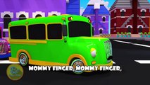 Bus 3D Finger Family | Nursery Rhymes | 3D Animation In HD From Binggo Channel