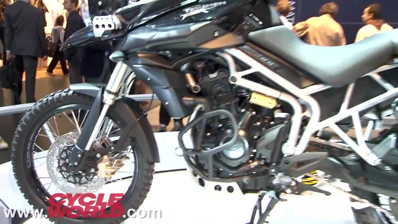 2011 Triumph Tiger 800 and 800 XC at EICMA 2010