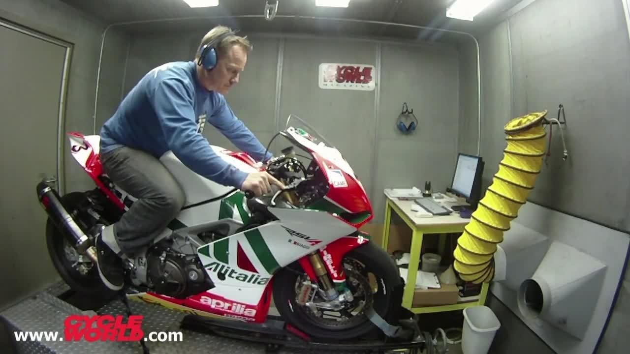 Dyno Run: 2011 Aprilia RSV4 Biaggi Replica Superbike