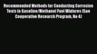 Book Recommended Methods for Conducting Corrosion Tests in Gasoline/Methanol Fuel Mixtures