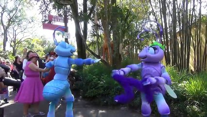 Flik and Princess Atta from Pixars