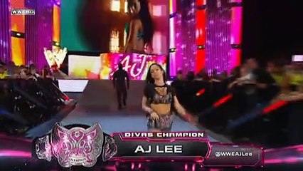 Aj vs Natalya & Kaitlyn Aksana Layla Segment