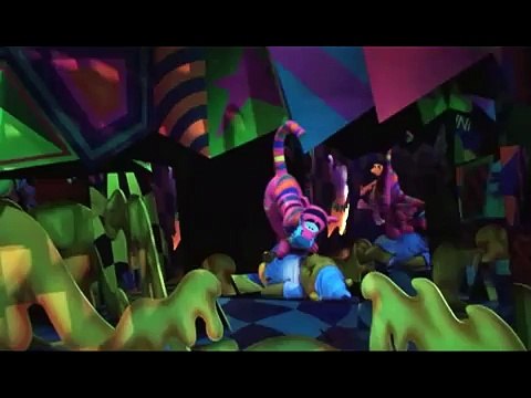 Mario and Luigi ride The Many Adventures of Winnie The Pooh