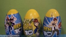 BEN 10 Plastic Surprise Eggs Fake Surprise Eggs Unboxing and Toys