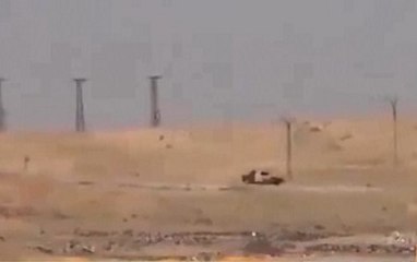 Огненный шар: видео уничтожения террориста курдской ракетой