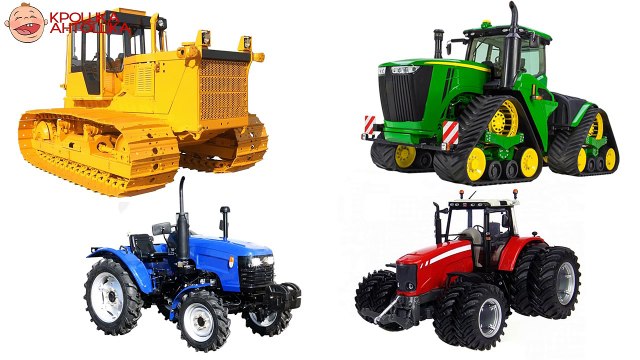 Мультфильм для детей про машинки - Пазл - Тракторы и Грузовики