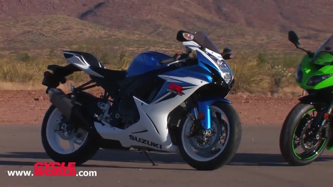 Supersports: Kawasaki ZX-6R vs. Suzuki GSX-R600