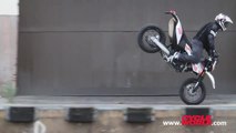 KTM 690 SMC - Motorcycle Tricks & Skills Video