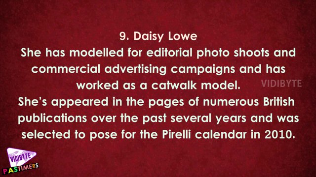 Top 10 Glamorous Female Models United Kingdom