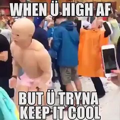 When you are high af but you tryna keep it cool  TomorrowWorld Baby Man  Funny Videos 2015