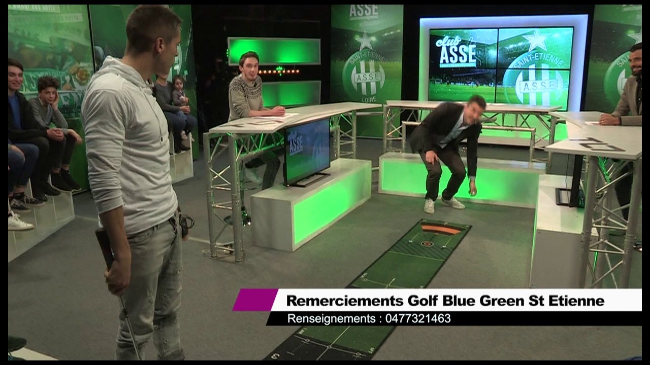 Club ASSE : Romain Hamouma, le foot... et le golf !