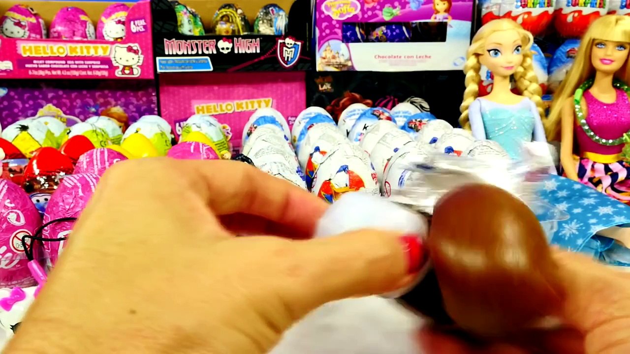 Disney Frozen Surprise Toy Eggs Where is Olaf? Elsa Princess Anna Huevo Congelado Sorpresa Princesa