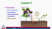 Introduction ,  Growth And Development  in Plants & Types of Meristems