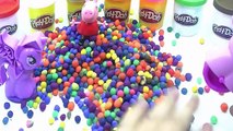 Play doh kinner surprise eggs peppa pig lego frozen characters fun videos new