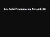 Ebook Auto Engine Performance and Driveability A8 Read Full Ebook