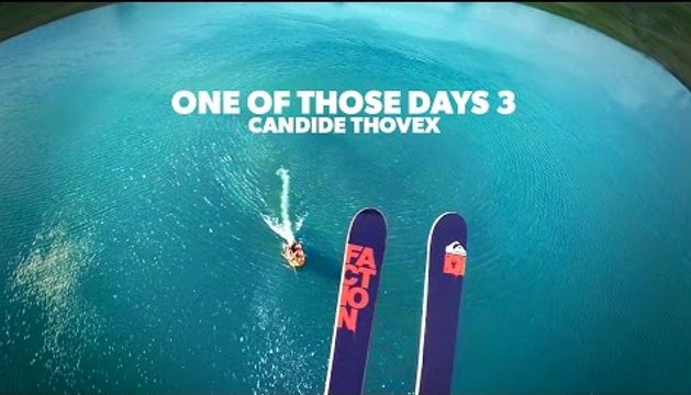 Une spectaculaire descente en freeride filmée en POV avec Candide Thovex