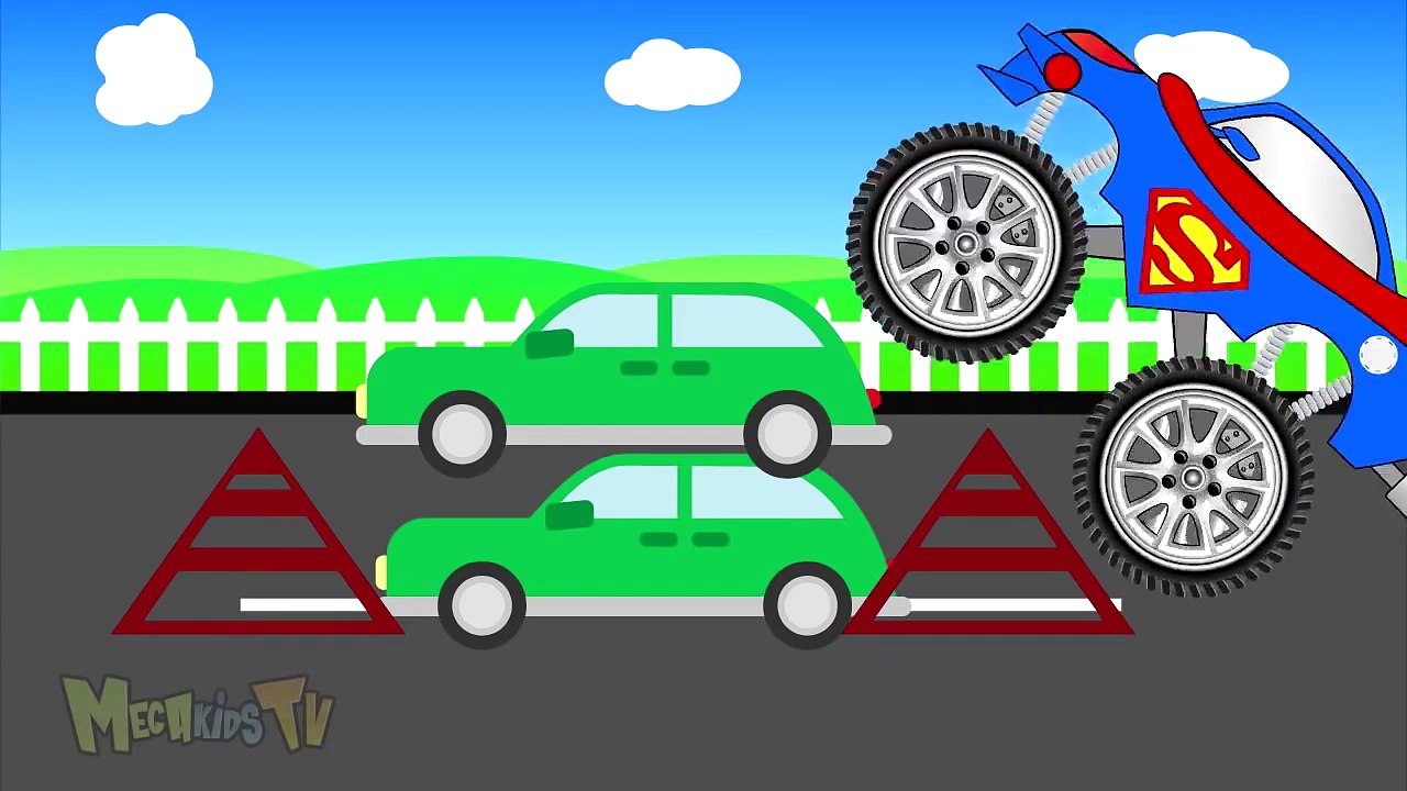 Super Camión - Camiones Monstruo Para Los Niños. Dibujos animados para niños