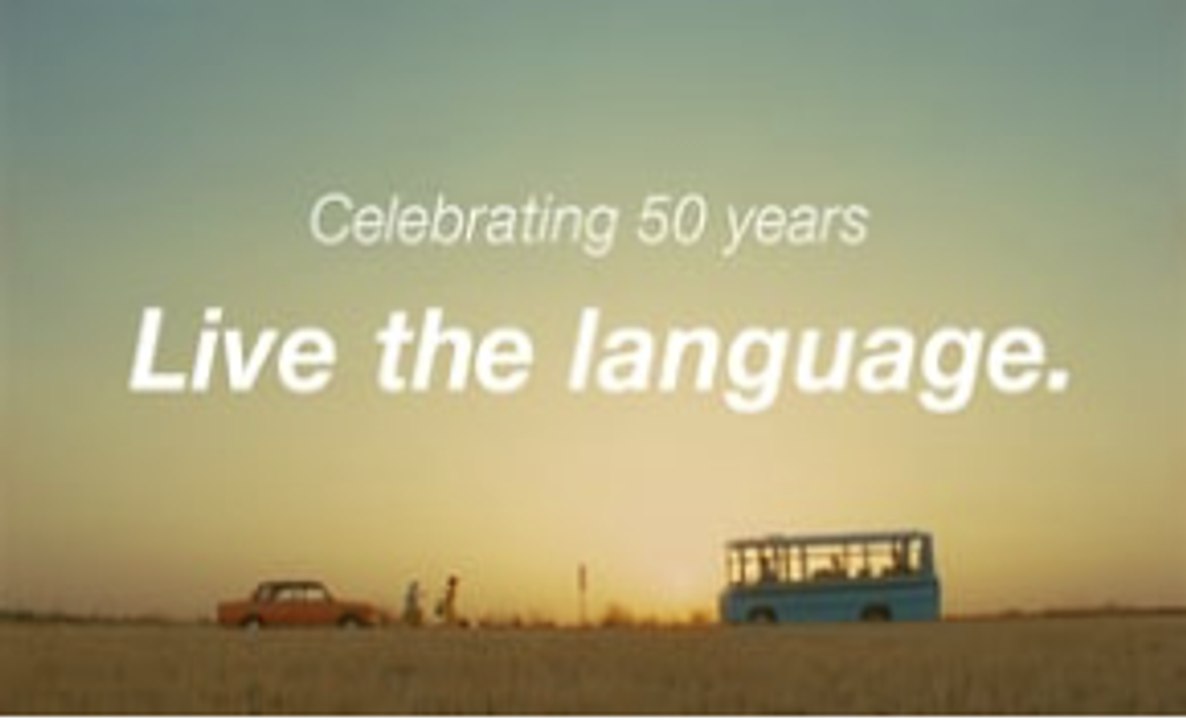 Celebrating 50 years – Live the language.