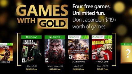 Xbox Games with Gold (March 2016) HD