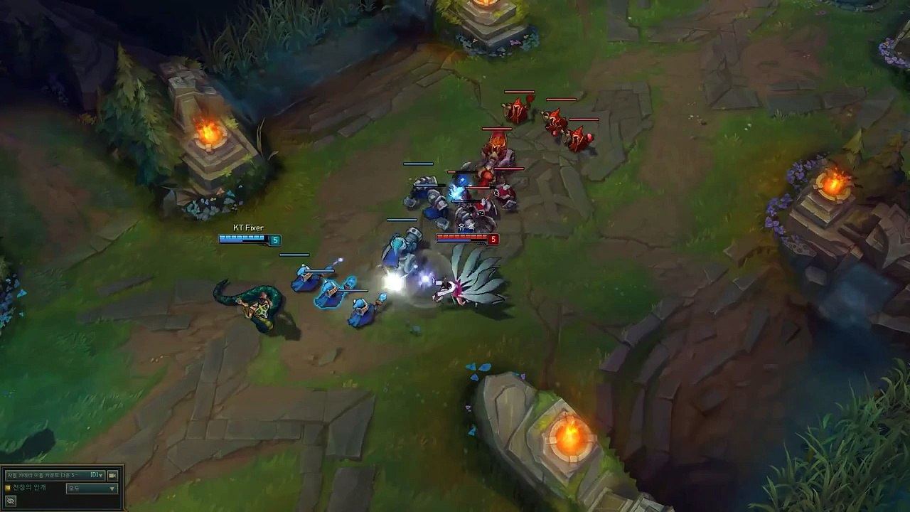 Ahri vs Cassiopeia Solo Kill Mechanics, KR LOL Highlight