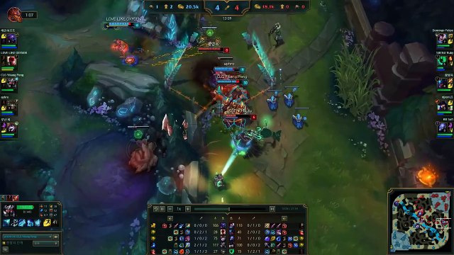 League Of Legends | CLG Doublelift Modekaiserwith Aphromoo Tahm Kench vs Caitlyn KR LOL SoloQ Highlights