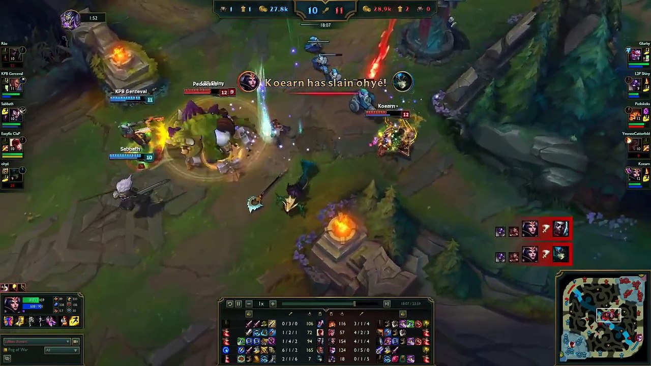 SKT T1 Faker   LeBlanc vs Ekko   EUW LOL SoloQ Highlights