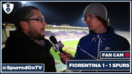 Fiorentina 1-1 Tottenham Hotspur | The Team Plays For Each Other | Fan Cam