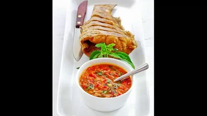 Белая рыба с овощным соусом