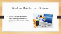 Windows Data Recovery Software to Retrieve Deleted Data