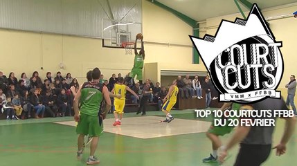 Top 10 CourtCuts FFBB du 20 Février 2016