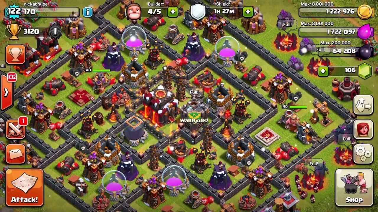 CLAN WAR! Clash of Clans GoWiPe Attacks!