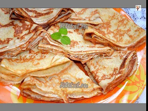 Блины из ржаной муки без дрожжей