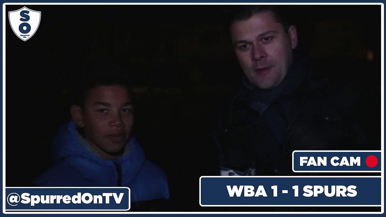 WBA 1-1 Tottenham Hotspur | West Brom Should Have Won It! | Fan Cam